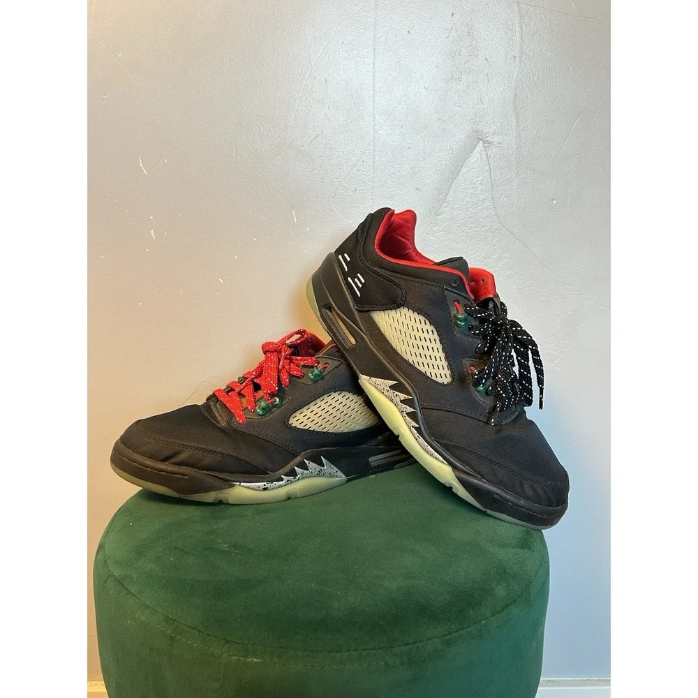 Air Jordan 5 Retro Low Clot Jade Anthracite Black Size 9 DM4640-036
